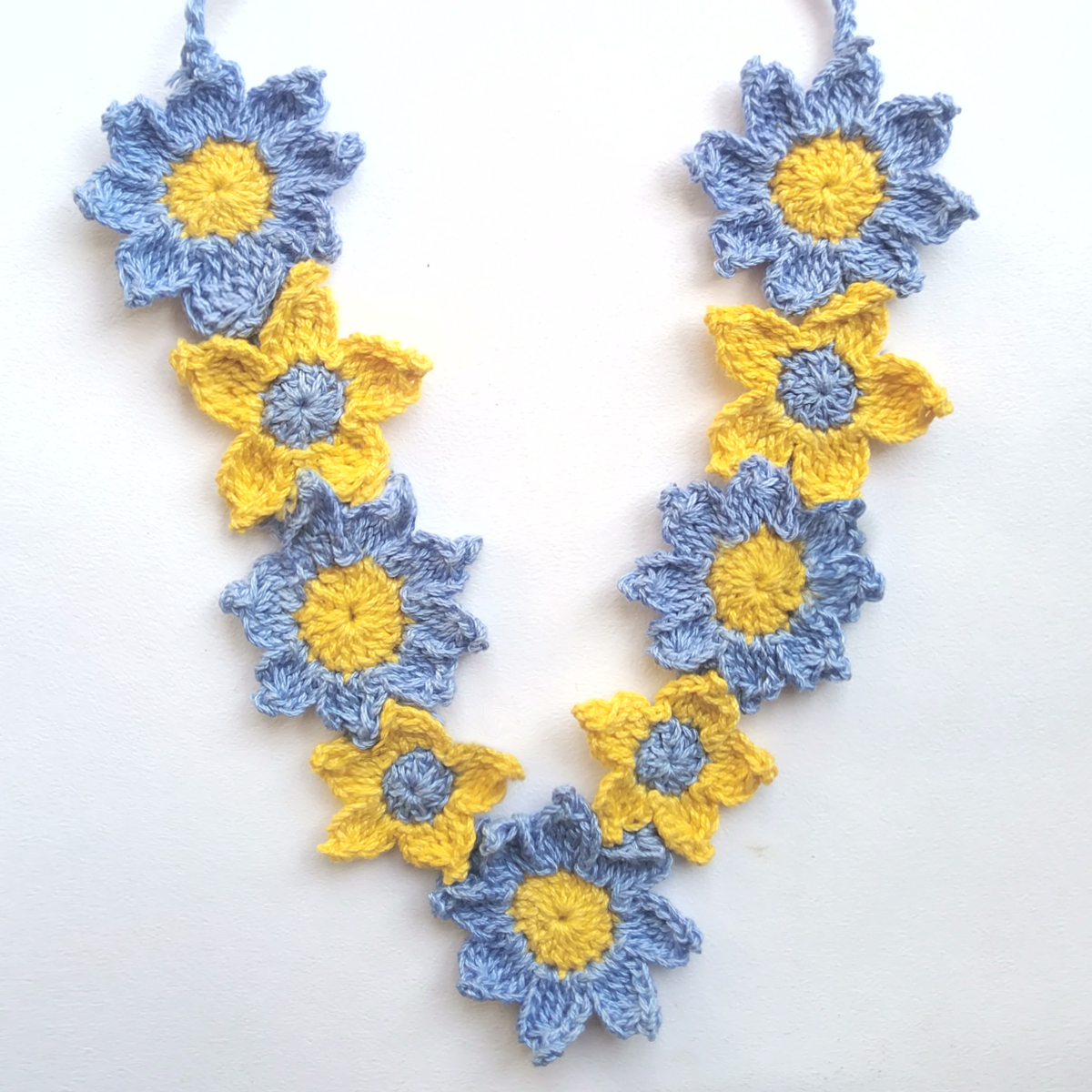 Star Handcrafted Crochet Necklace