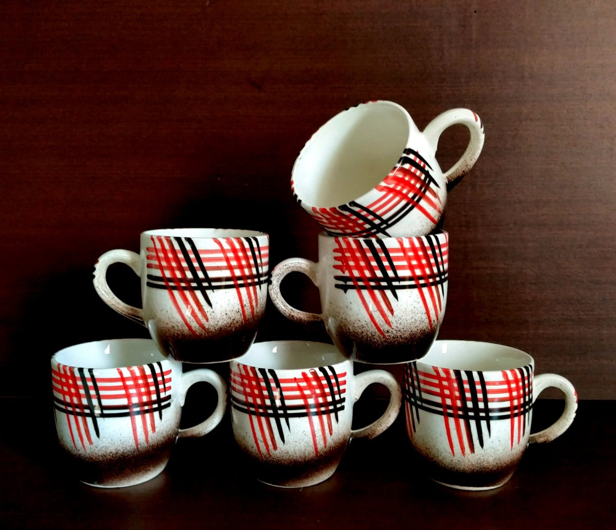 Sudoku Series Beautiful Tea Cups | Set of 6 Cups