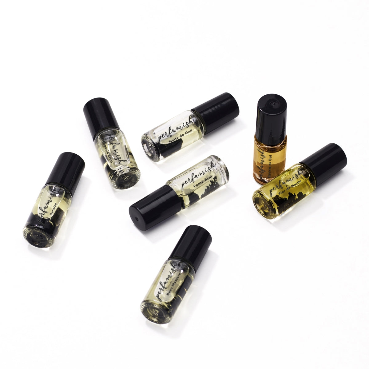 Aficionado Perfume Gift Set of Roll On Fragrances (Set of 7)