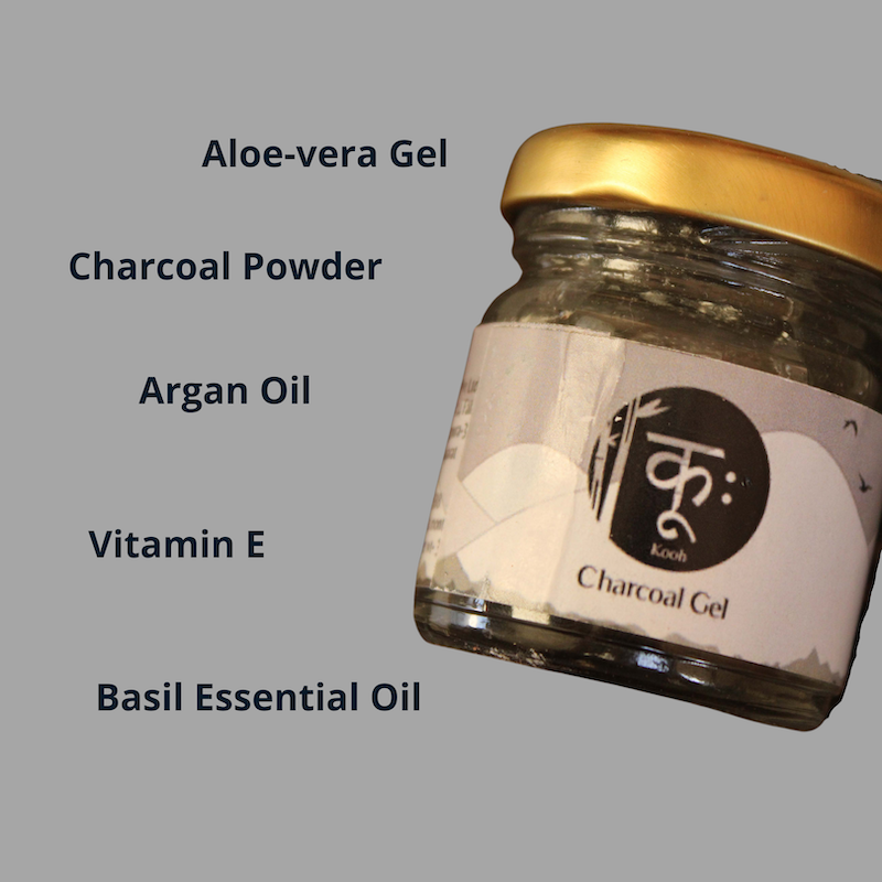 Charcoal Detox Gel with Argan Oil