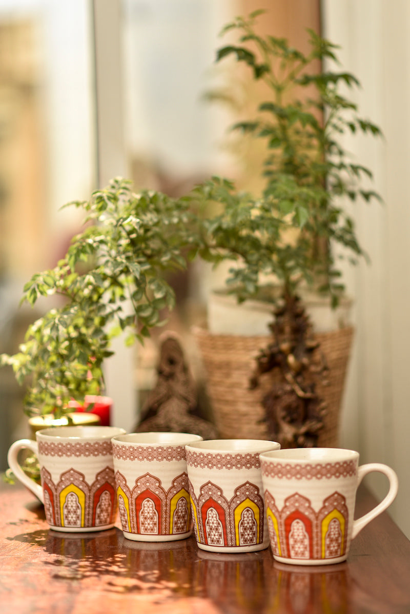 Touch of Regalia Coffee Mugs ( Set of 4 )