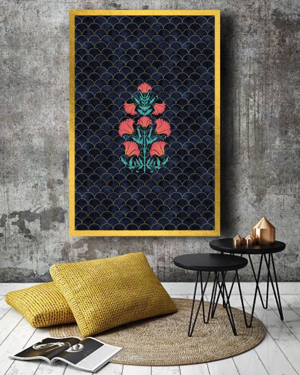 Mandala Pichwai Digital Wall Art