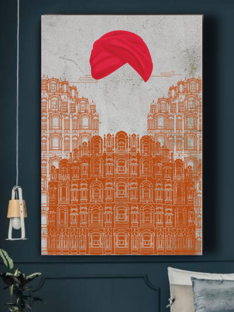 Indian Contemporary Digital Wall Art