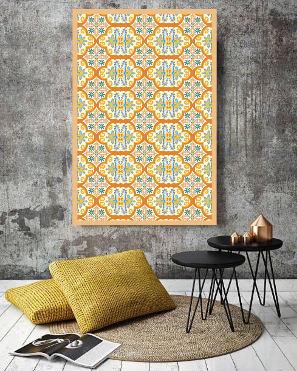 Indigo Daby Digital Print Wall Art