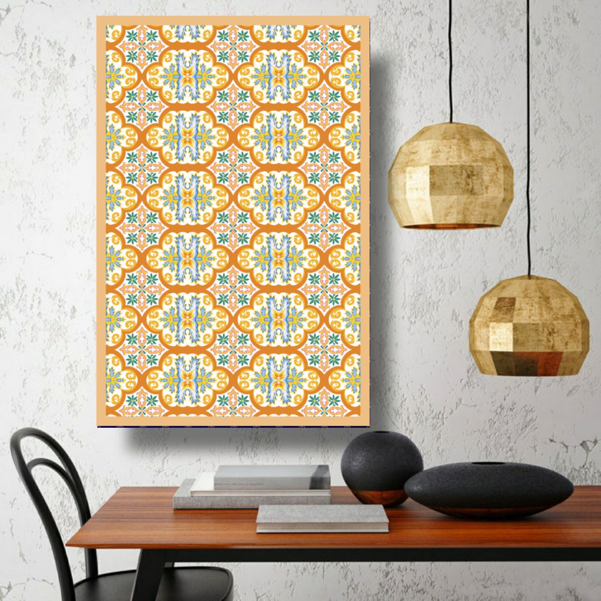 Indigo Daby Digital Print Wall Art