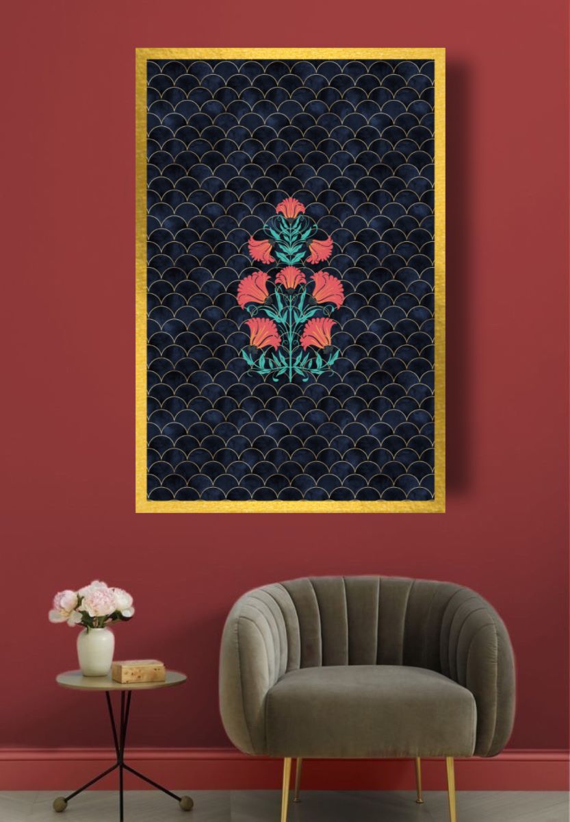 Mandala Pichwai Digital Wall Art