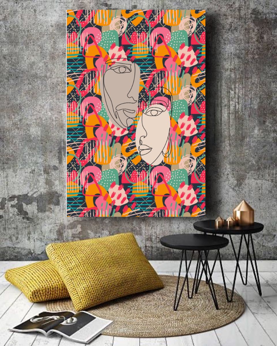 Indian Contemporary Digital Wall Art