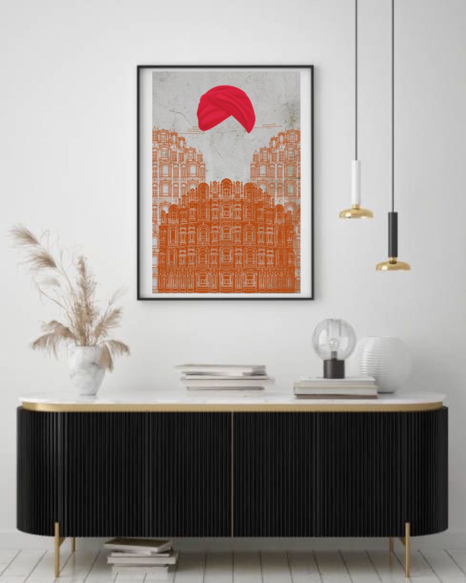 Indian Contemporary Digital Wall Art