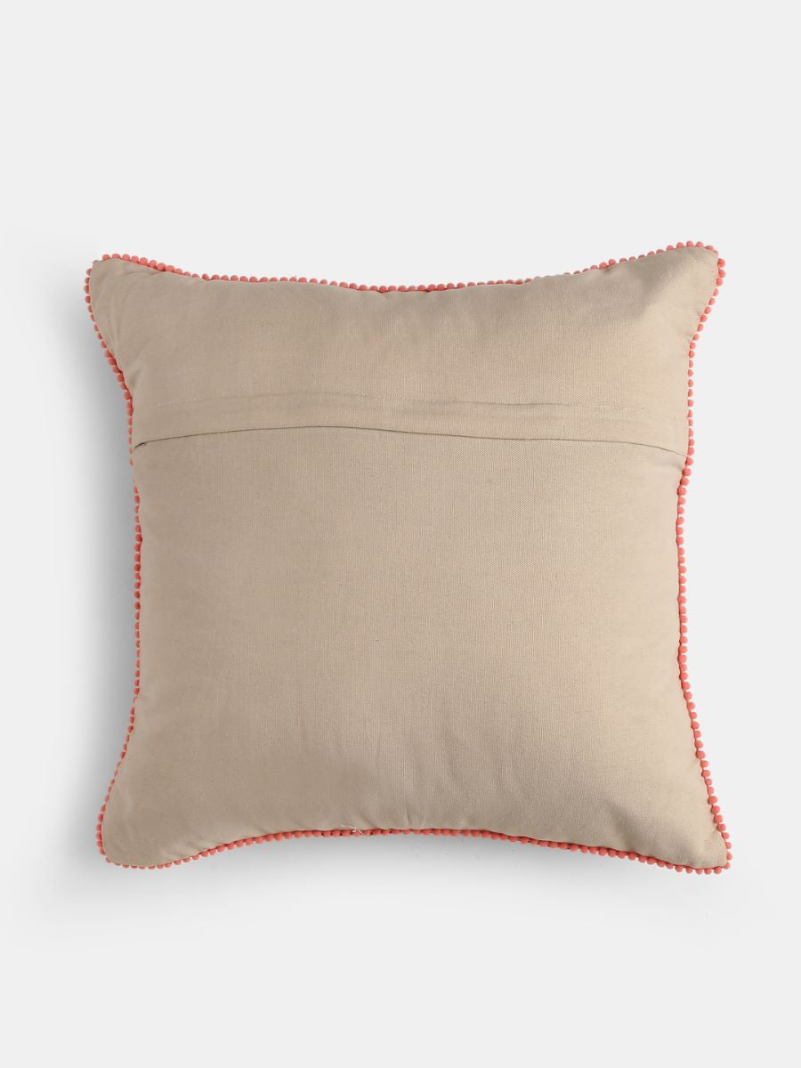 Dog Embroidered Cushion Cover