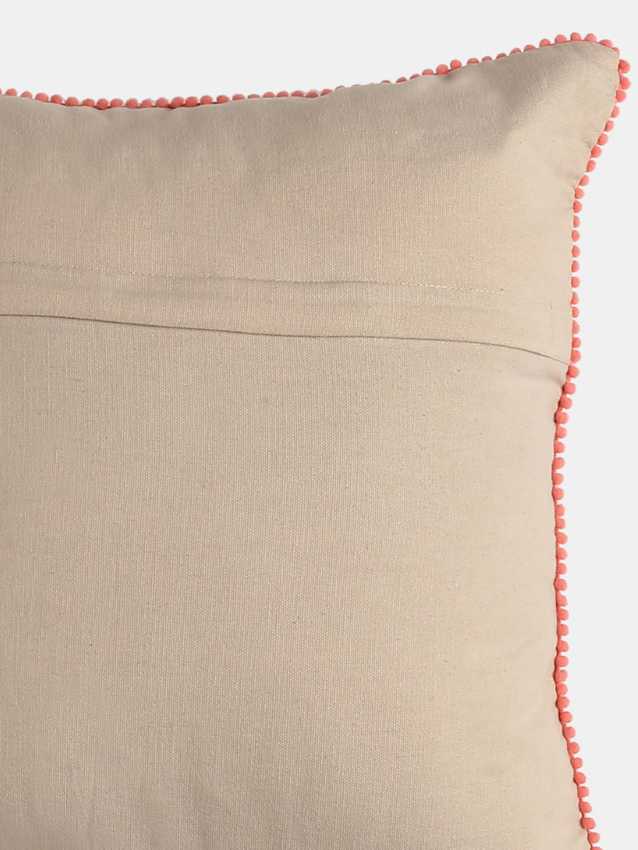 Dog Embroidered Cushion Cover