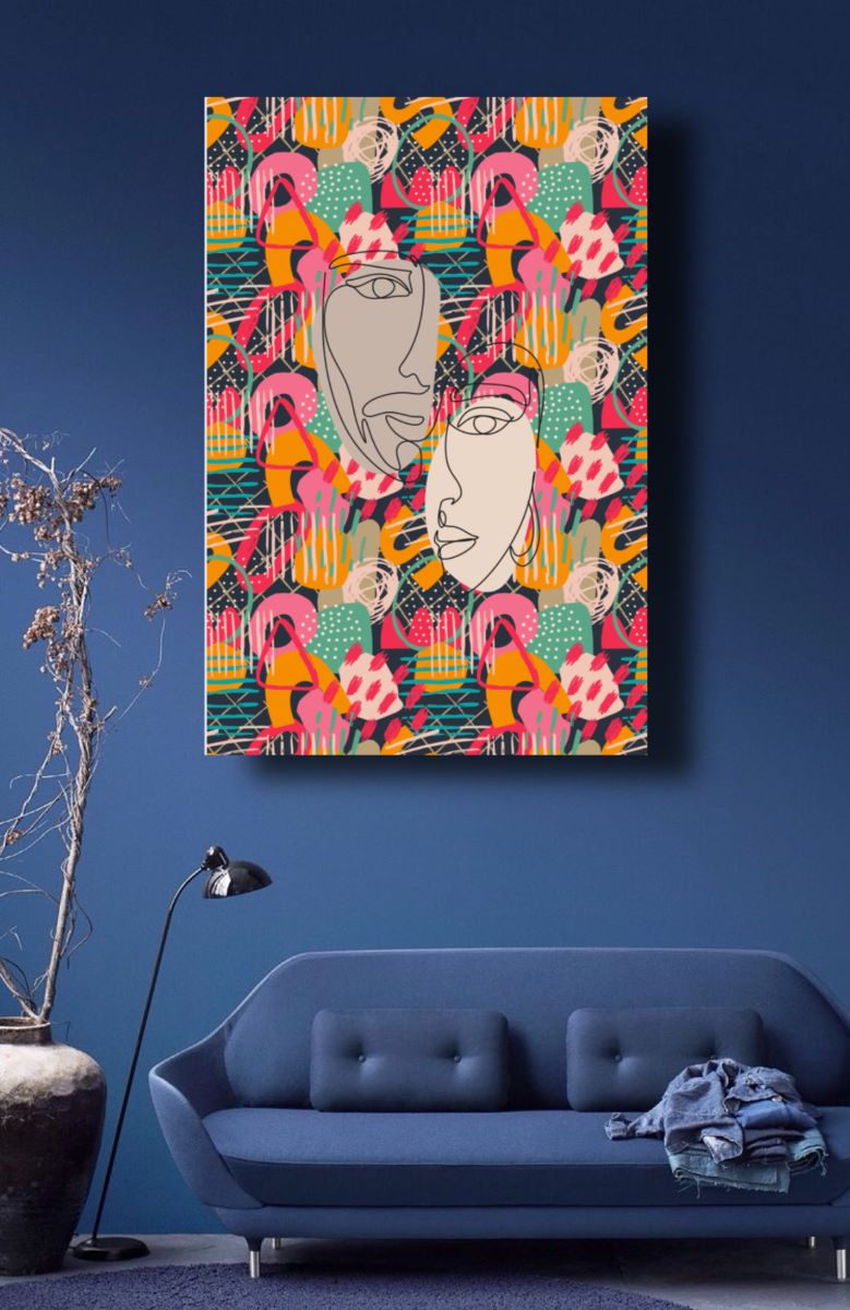 Indian Contemporary Digital Wall Art
