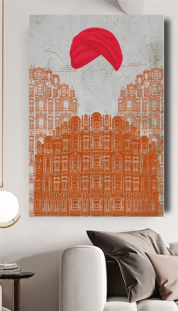 Indian Contemporary Digital Wall Art