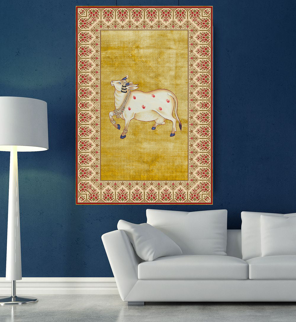 Mandala Pichwai Cow Digital Wall Art