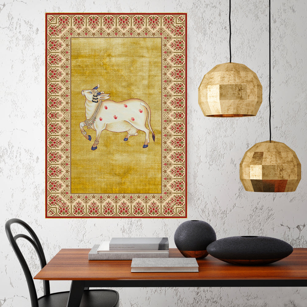 Mandala Pichwai Cow Digital Wall Art