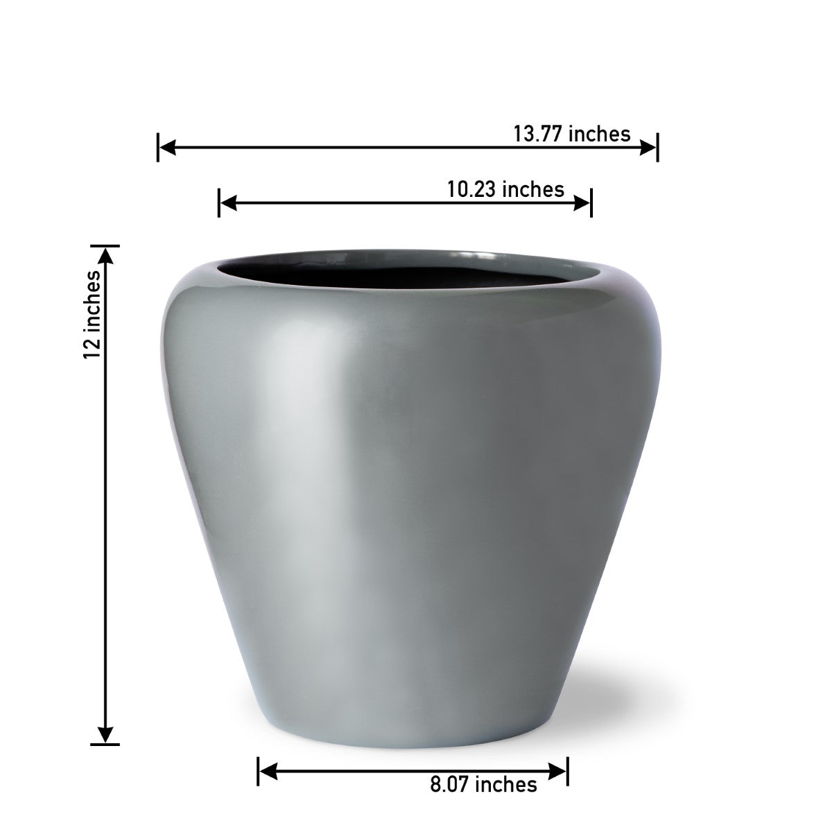 Apple Shaped Floor Standing Planter