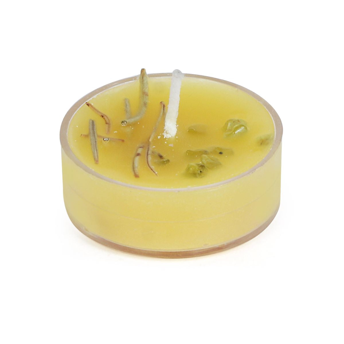 Lemongrass Scented Bee's Wax Tea Light Candles (Set of 10)
