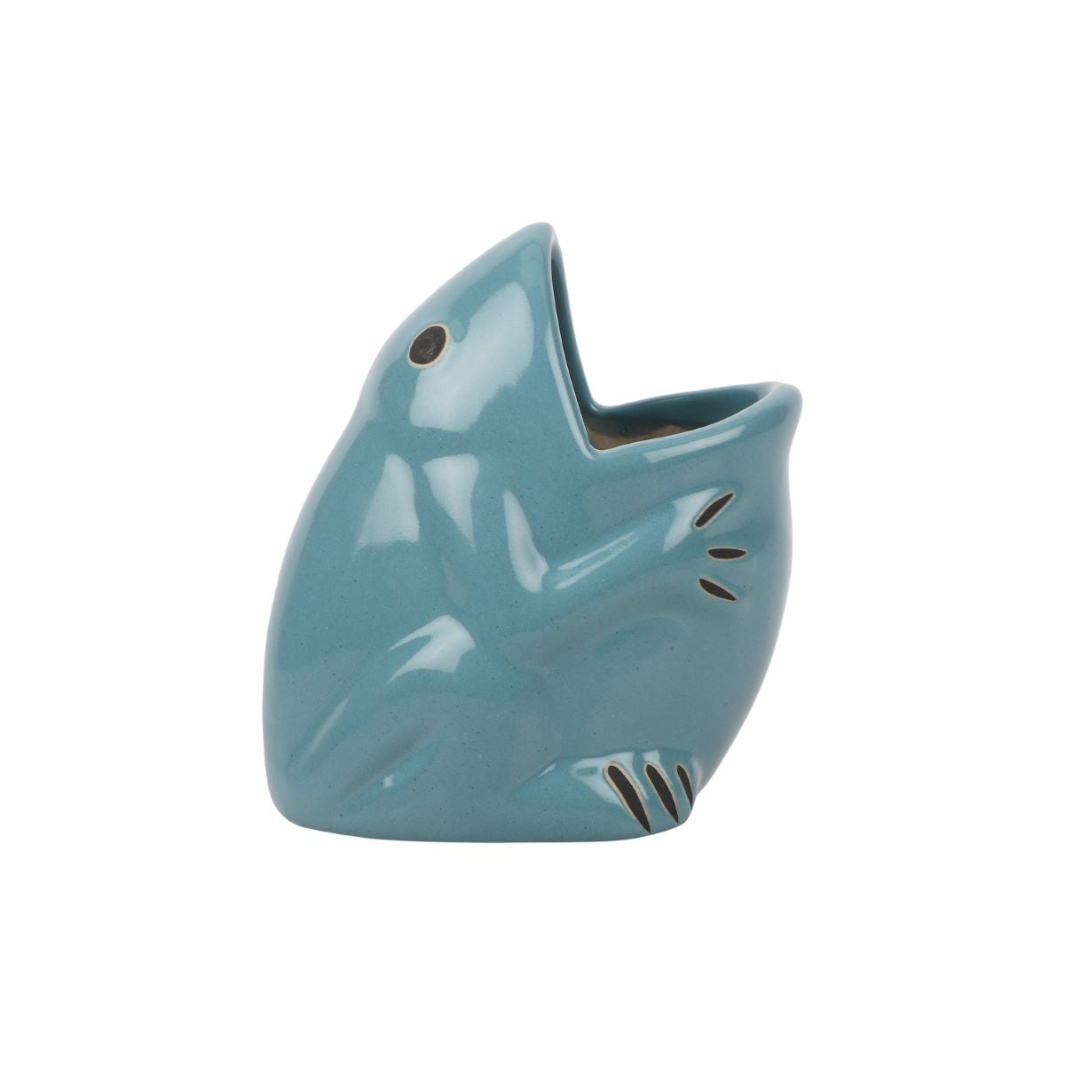 Mini Frog Shaped Ceramic Planter