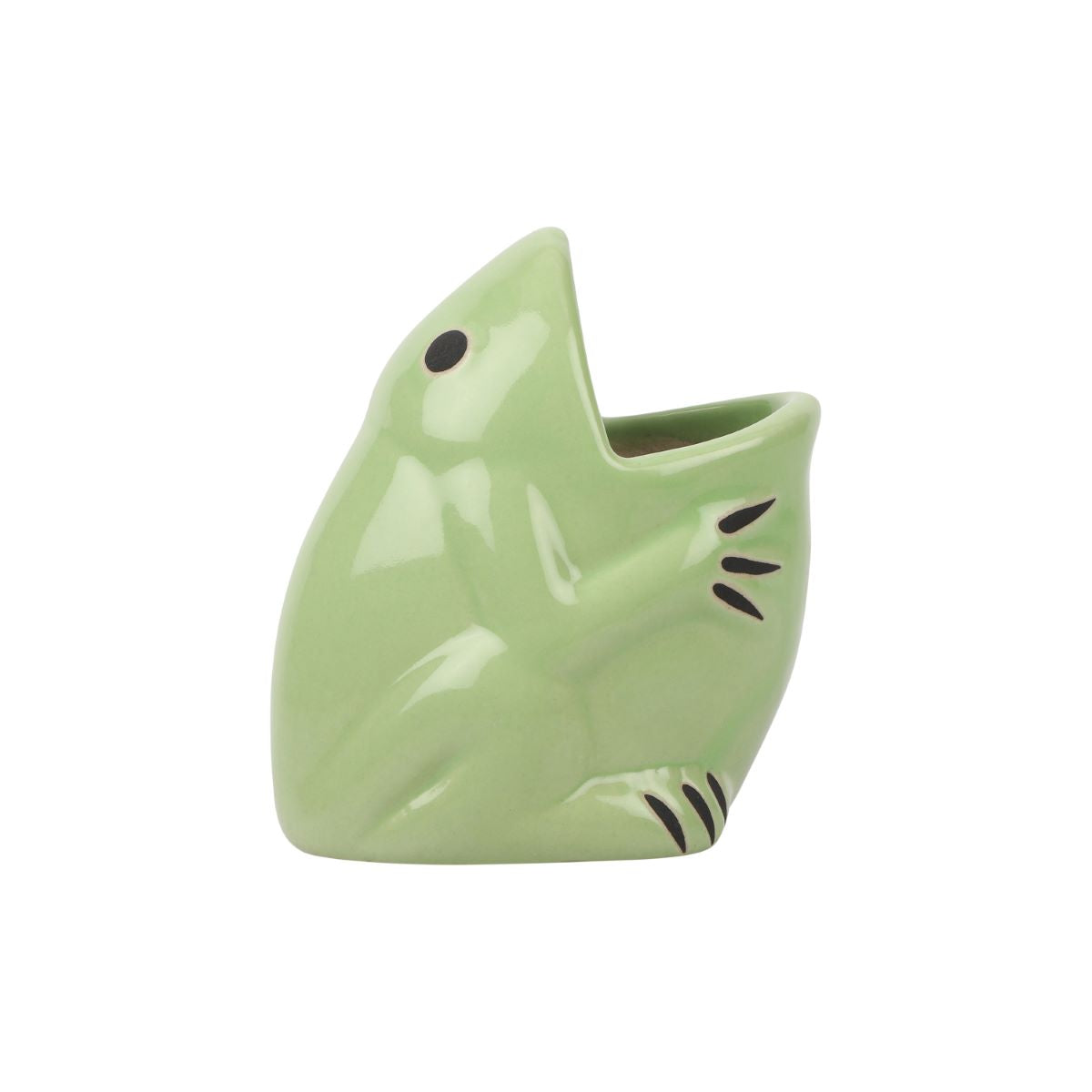 Mini Frog Shaped Ceramic Planter