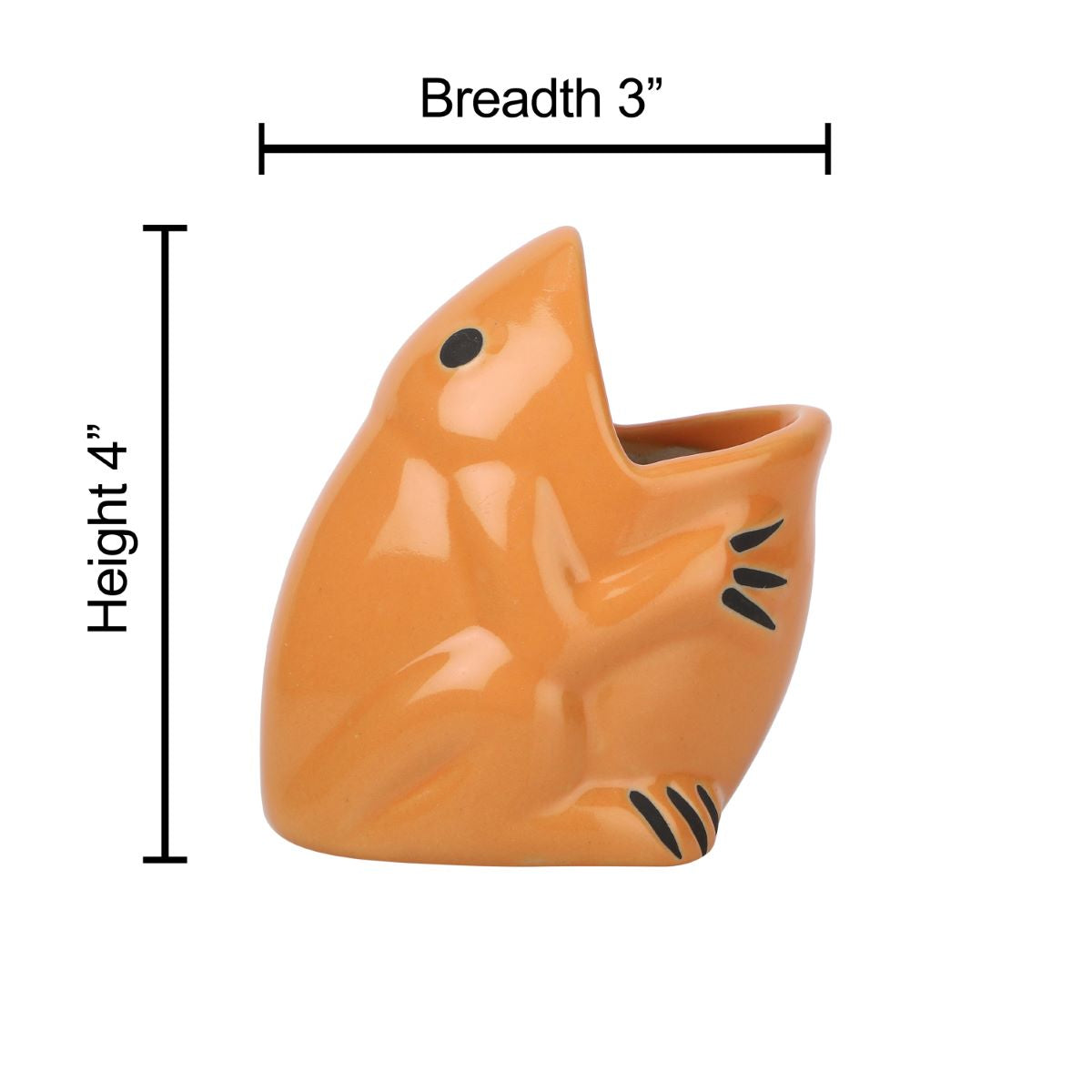 Mini Frog Shaped Ceramic Planter