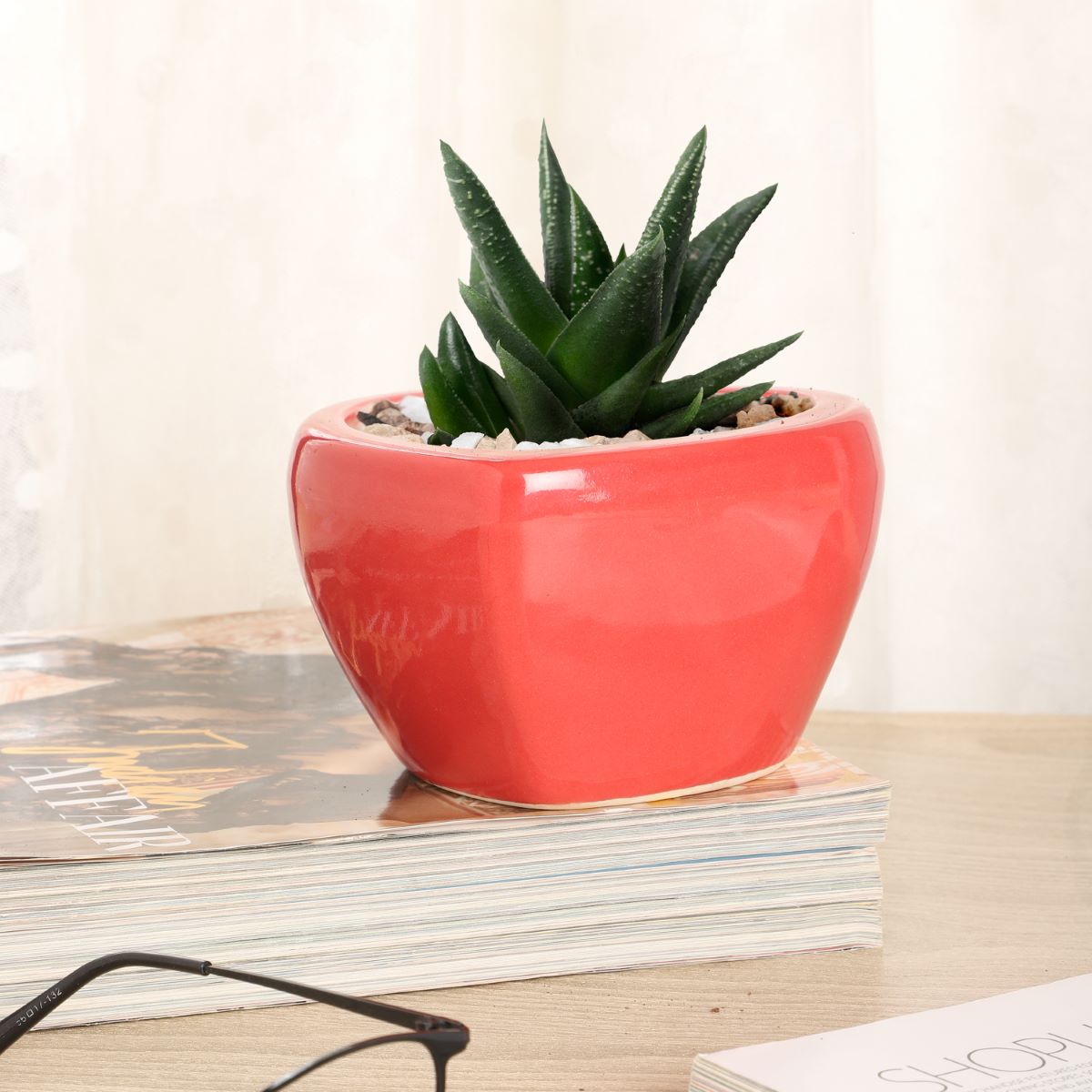 Mini Heart Shaped Ceramic Planter