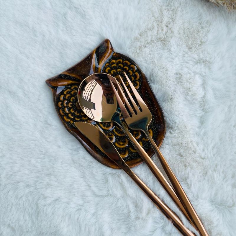 Ceramic Owl Spoon Rest