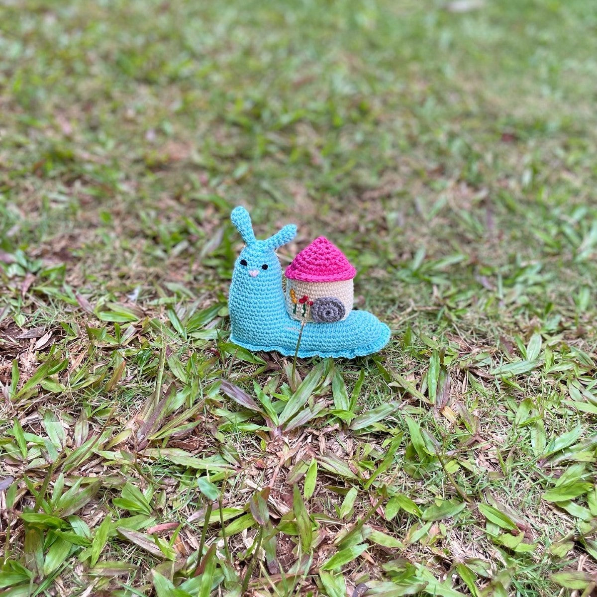 Handmade Cotton Snail House