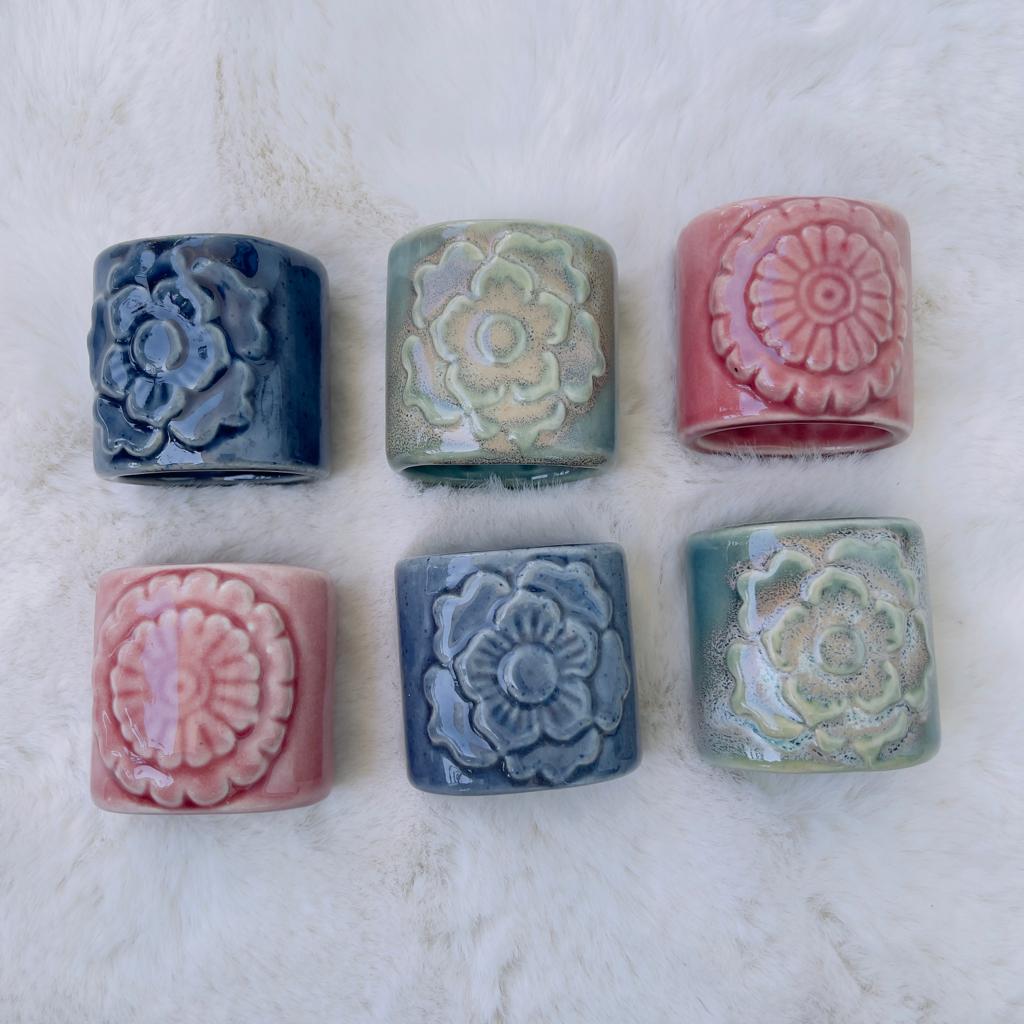 Ceramic Napkin Rings (Set of 2)