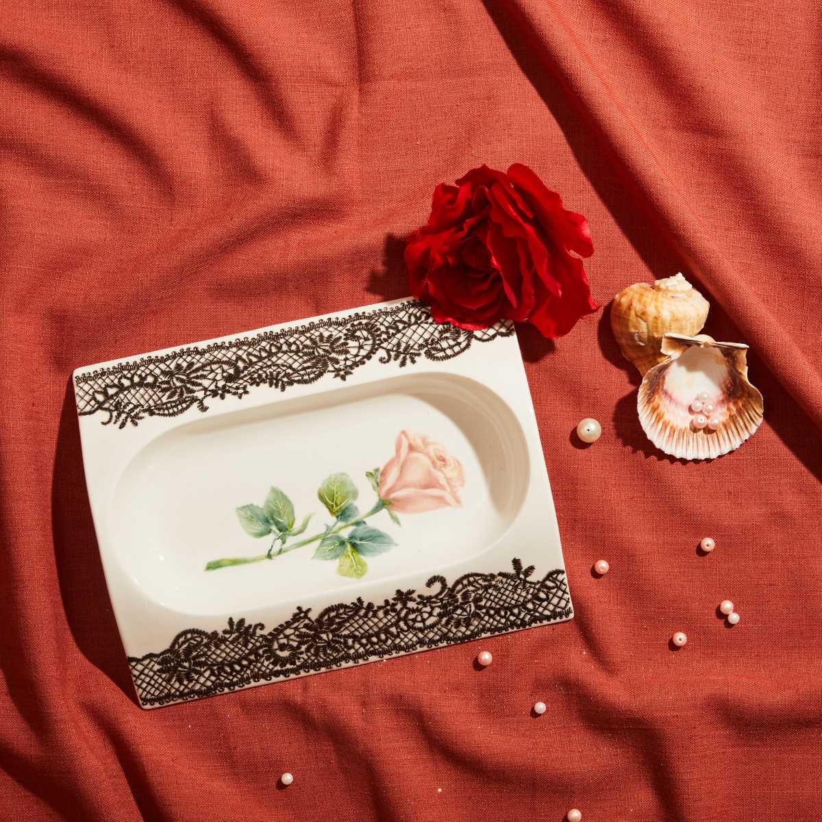 Multicolored Grace Serving Platter