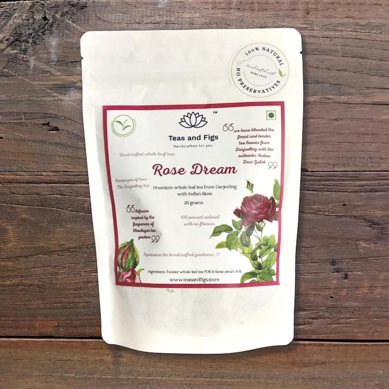 Rose Dream Premium Loose Tea Leaf Pack (25g)