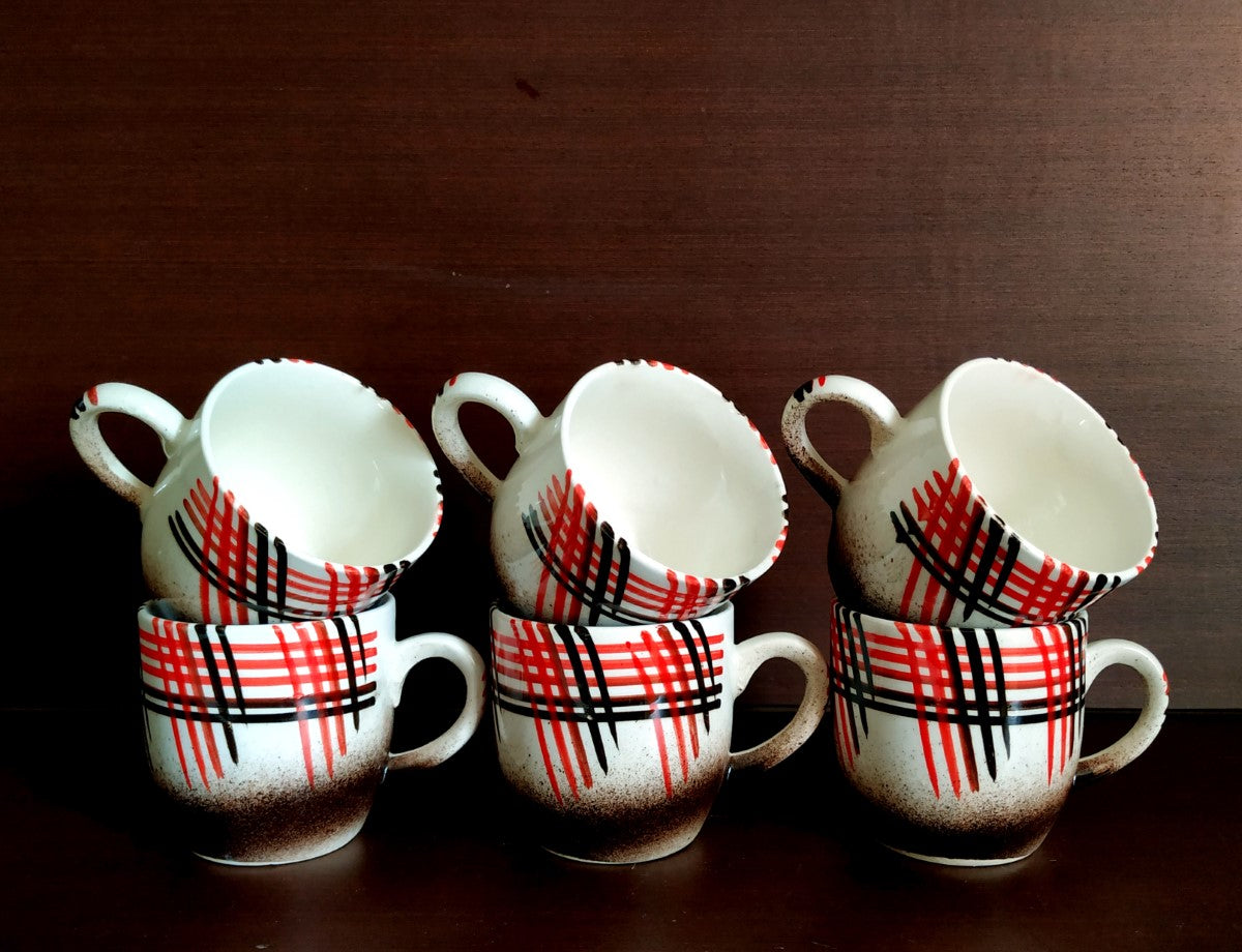 Sudoku Series Beautiful Tea Cups | Set of 6 Cups