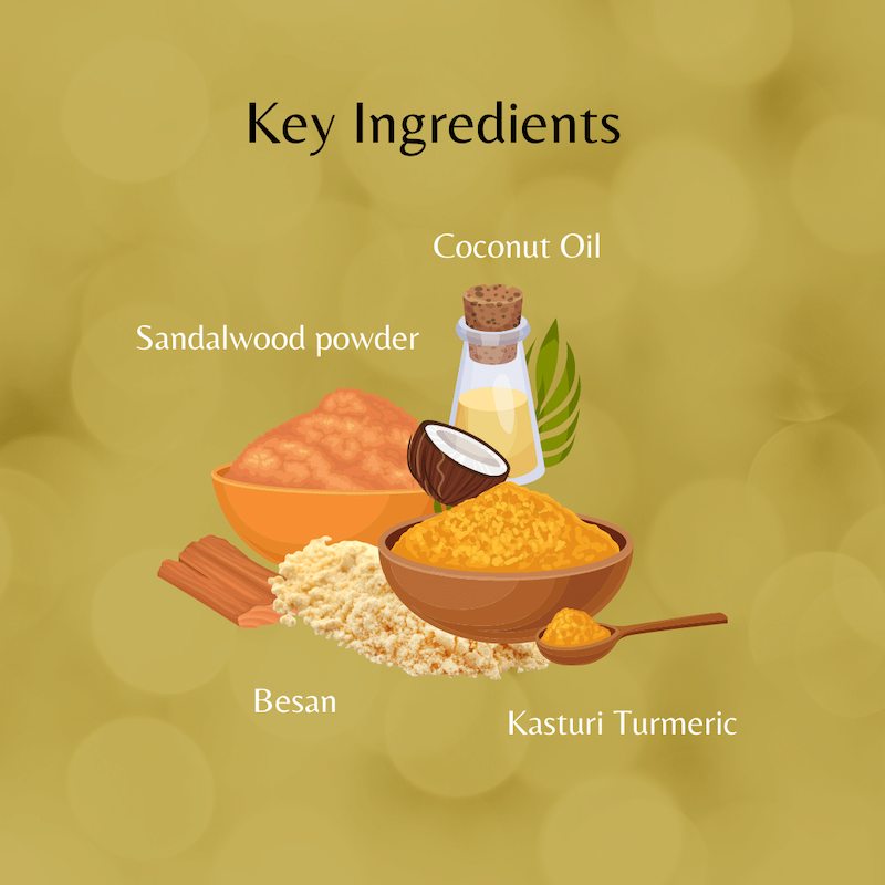 Haldi Chandan Skin Brightening Face Pack