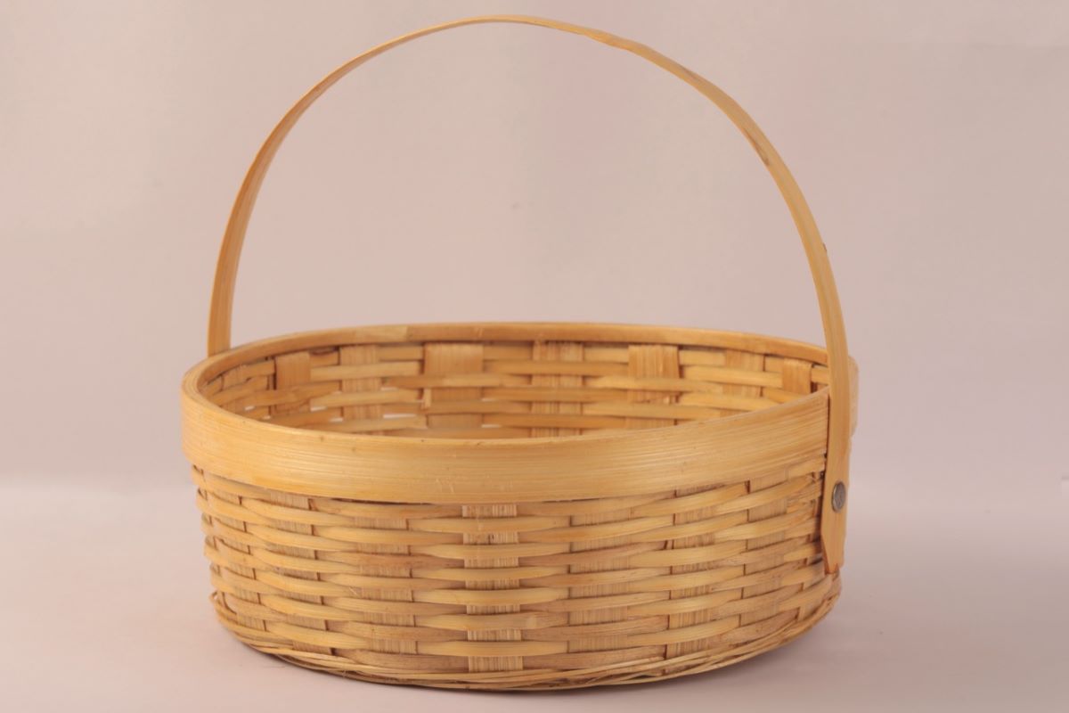 Bamboo Handmade Fruit/Vegetable /Gift Basket With Handle