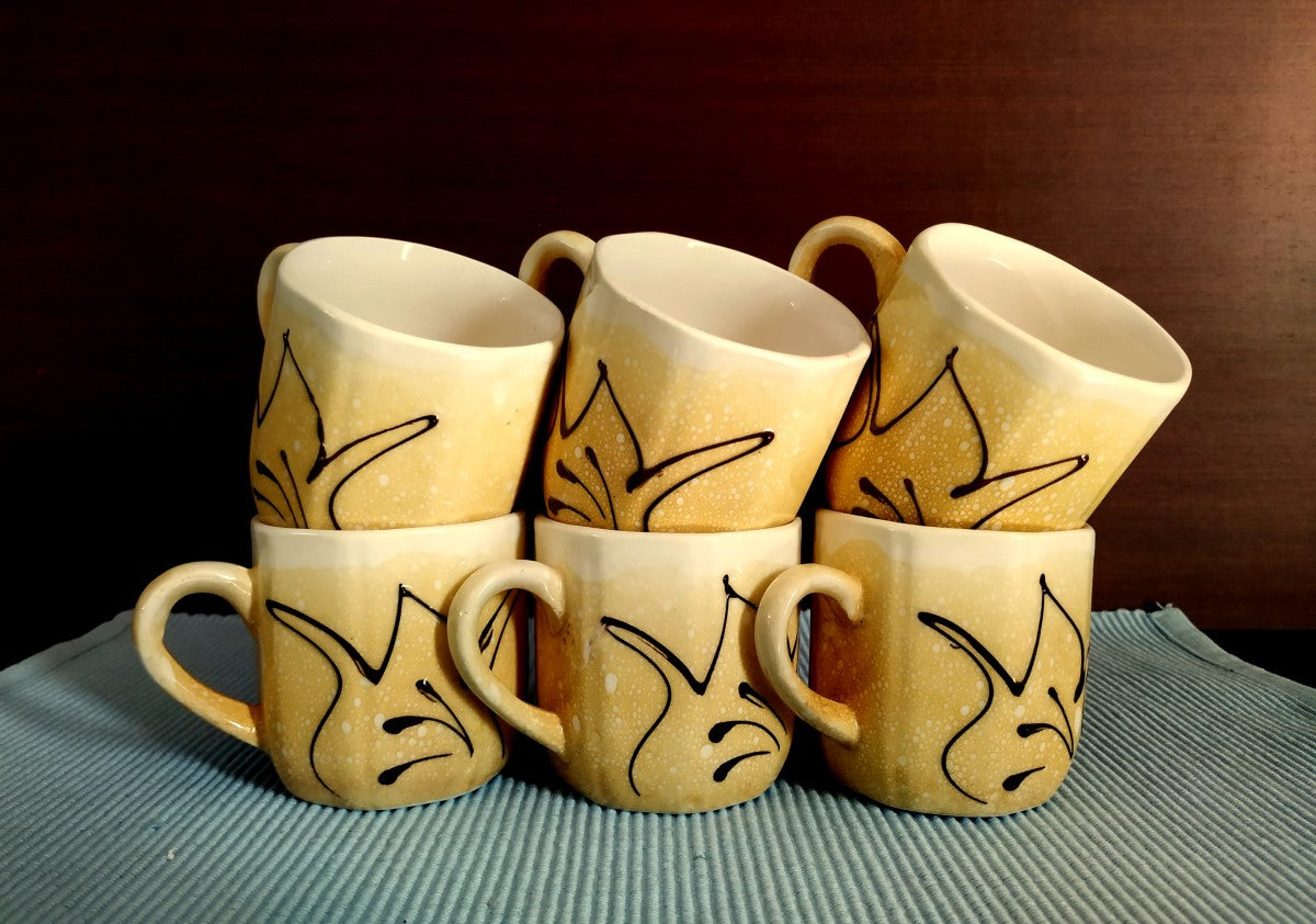 Elegant Tea Cups | Set of 6 Cups