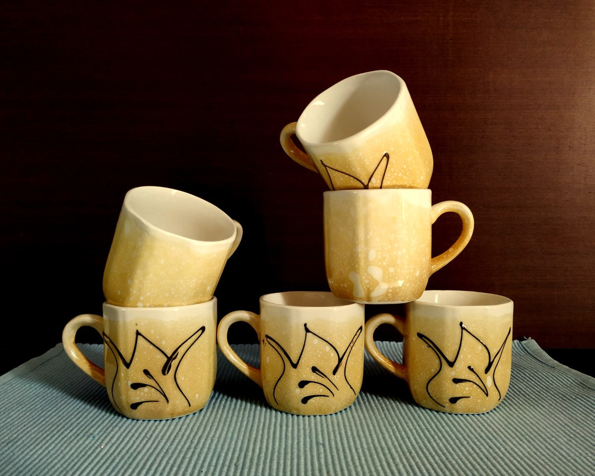 Elegant Tea Cups | Set of 6 Cups