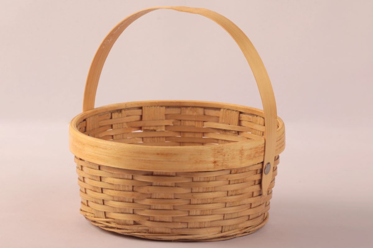 Bamboo Handmade Fruit/Vegetable /Gift Basket With Handle