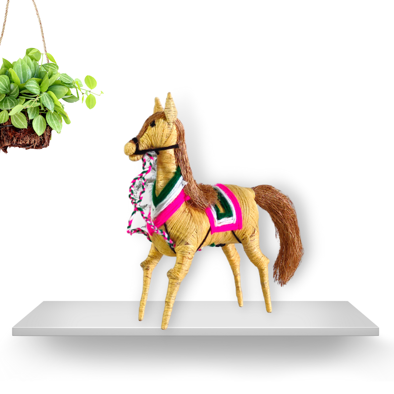 HandCrafted Coir Horse | Ecofriendly & Sustainable Décor