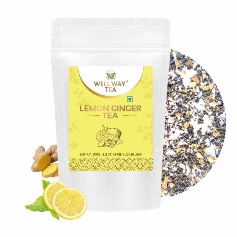 Lemon Ginger Herbal Green Tea