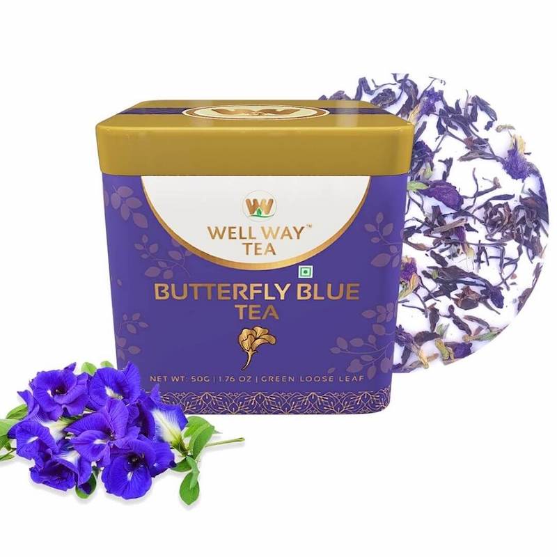Butterfly Blue Pea Herbal Green Tea