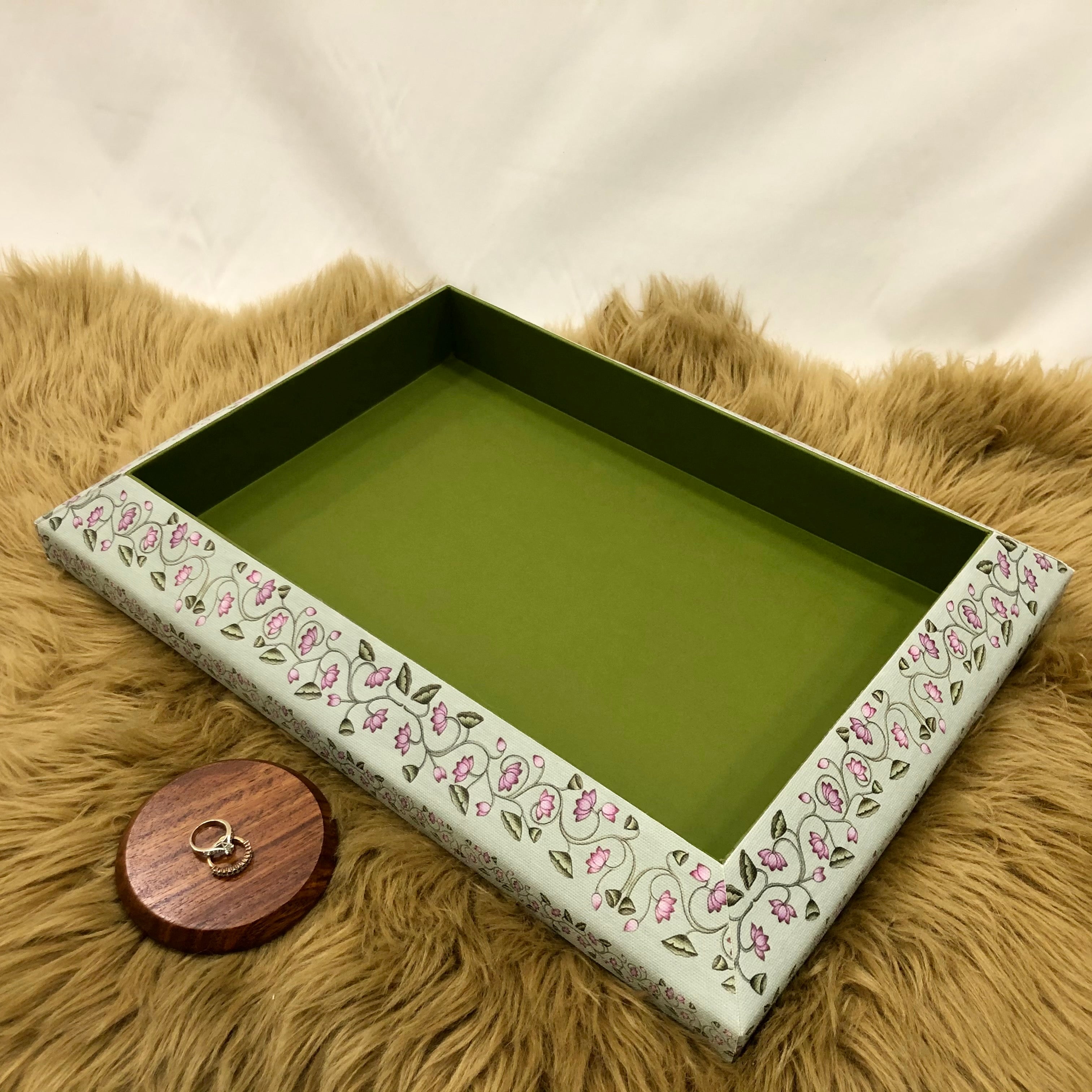 Emerald Green Trousseau Tray (Large)