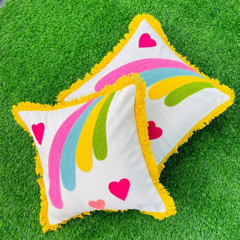 Embroidered Cushion Covers (Set of 2)