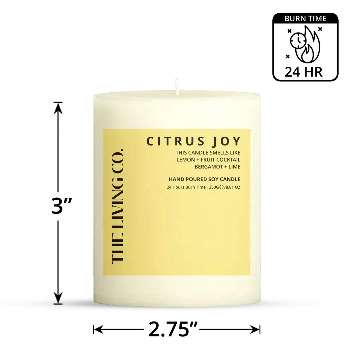 Citrus Joy Hand Poured Scented Candle