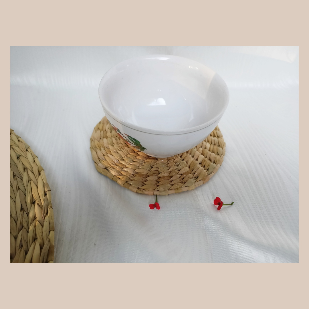 Handmade Kouna Tea Coasters (Set of 6)