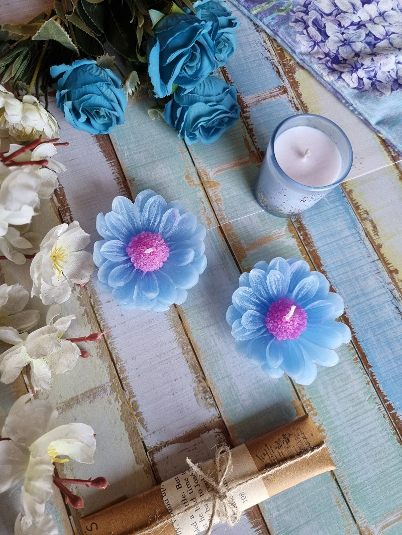 Floral Floating Soy Wax Candles