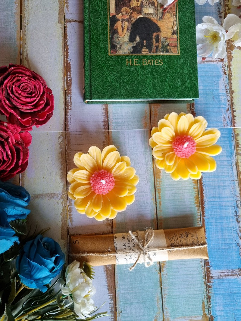 Floral Floating Soy Wax Candles
