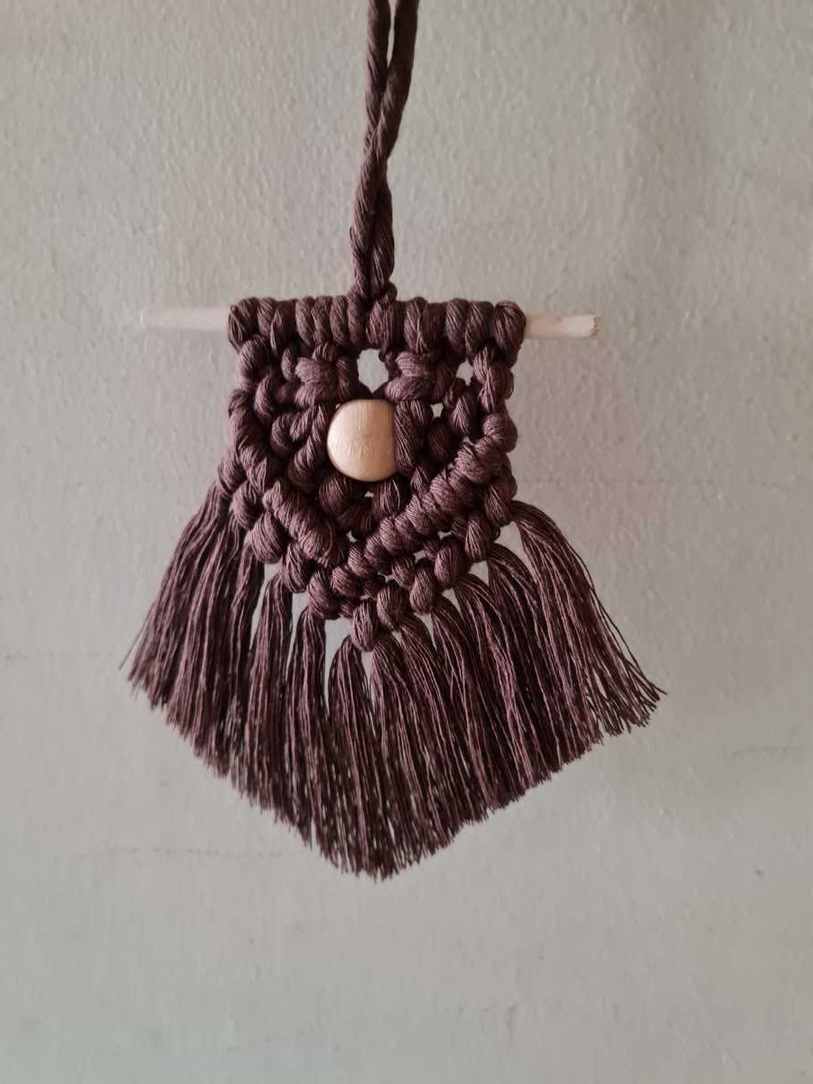 Handmade Macrame Car Charm