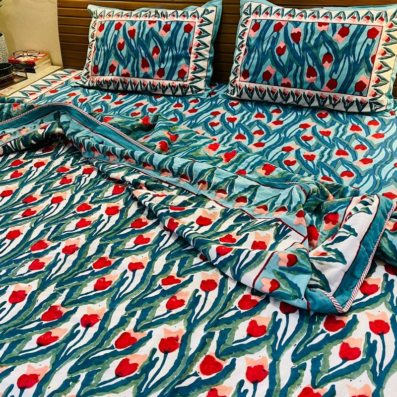 Cotton Bedsheet & Dohar Set