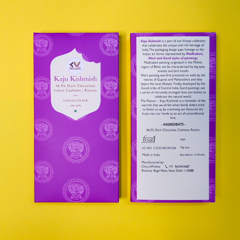 Kaju Kishmish Chocolate Bar