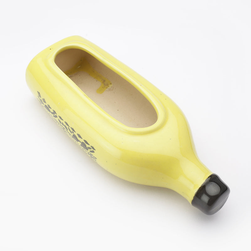 Yellow Vintage Ceramic Bottle Planter