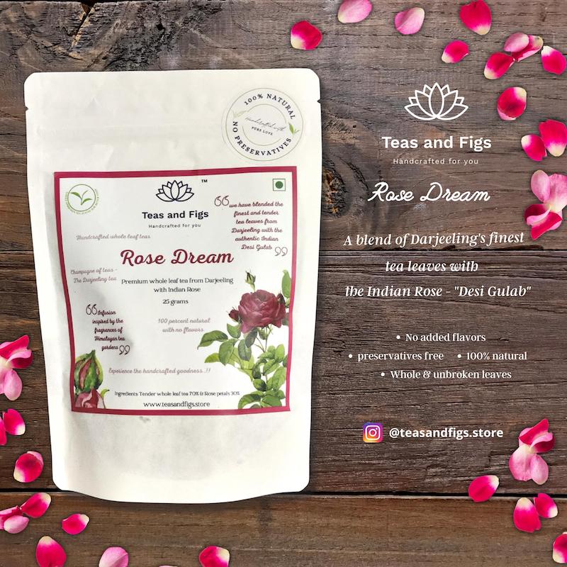 Rose Dream Premium Loose Tea Leaf Pack (25g)
