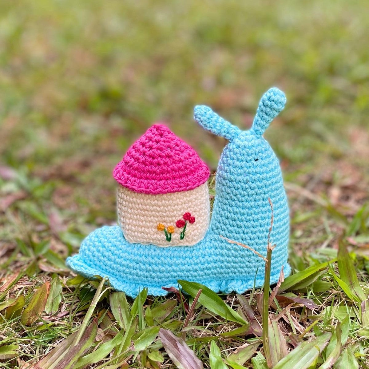 Handmade Cotton Snail House